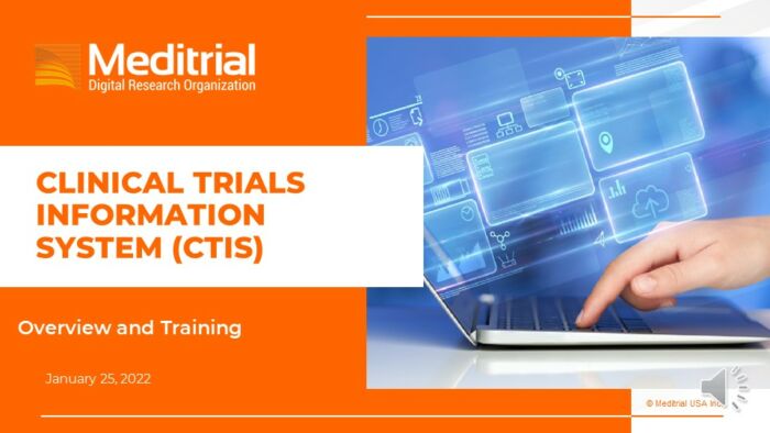 Clinical Trial Information System (CTIS)