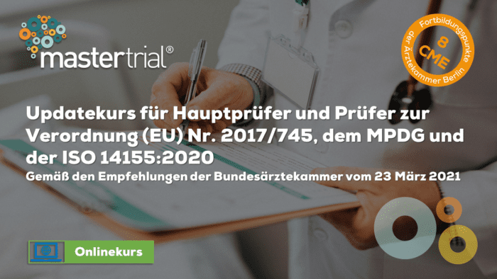 MDR/MPDG Update Course - Online