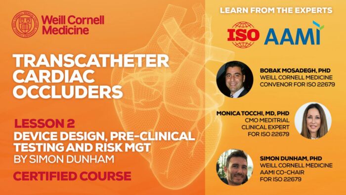 Lesson 2 - Device Design, pre-Clinical Testing and Risk